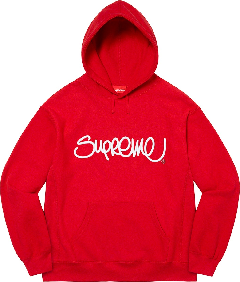 Raised Handstyle Hooded Sweatshirt view 7